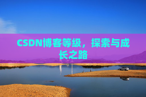 CSDN博客等级，探索与成长之路